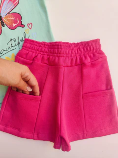 Imagem do CONJUNTO RAY BORBOLETA - VERDE BEBÊ/PINK