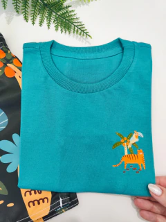 CONJUNTO TACTEL CAMISA - SELVA NOTURNA - Mini Closet Kids
