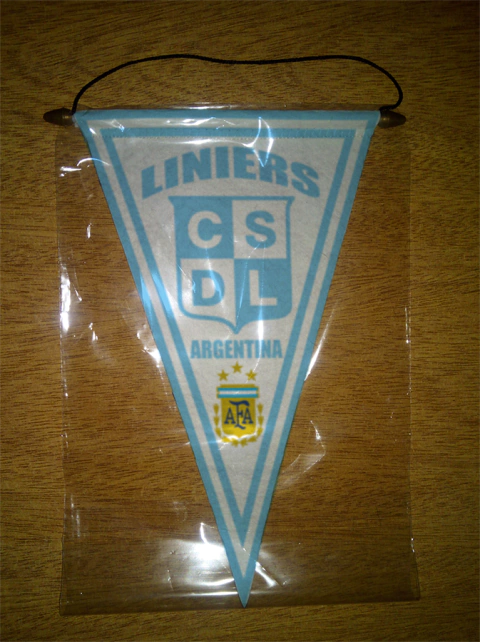 Banderín Triangular Liniers 16 Modelos