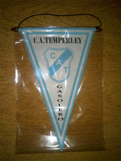 Banderin Triangular Temperley 20 Modelos on internet