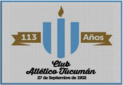 Patch Termocolante 7,5 cm De Atletico Tucuman +30 Modelos - LM MERCHANDISING