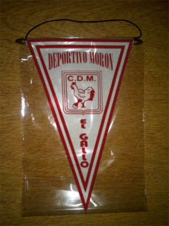 Banderín Triangular Deportivo Moron 38 Modelos - comprar online