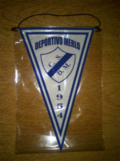 Banderin Triangular Deportivo Merlo 22 Modelos - LM MERCHANDISING