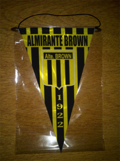 Banderín Triangular Almirante Brown 20 Modelos - LM MERCHANDISING