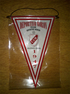 Banderín Triangular Deportivo Moron 38 Modelos - tienda online