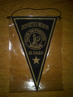 Banderín Triangular Deportivo Moron 38 Modelos - LM MERCHANDISING