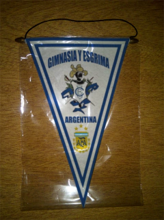 Imagen de Banderin Triangular Gimnasia Y Esgrima 32 Modelos