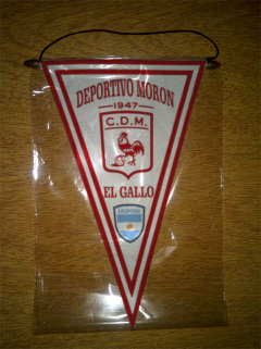 Banderín Triangular Deportivo Moron 38 Modelos