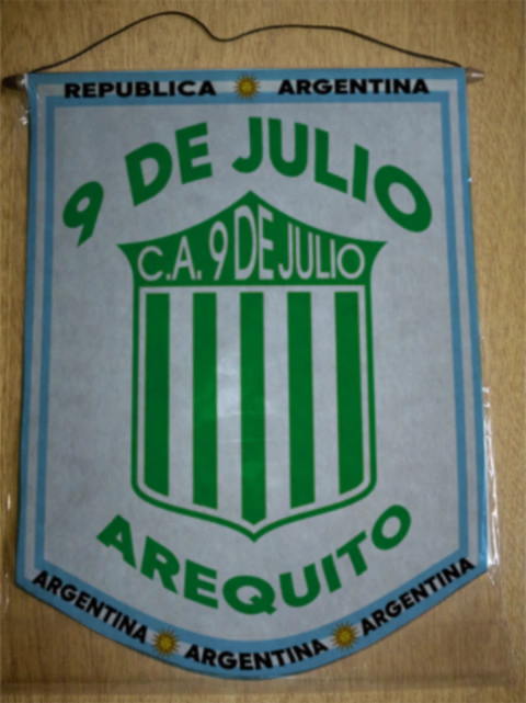 Banderín Mediano 9 De Julio Arequito - comprar online