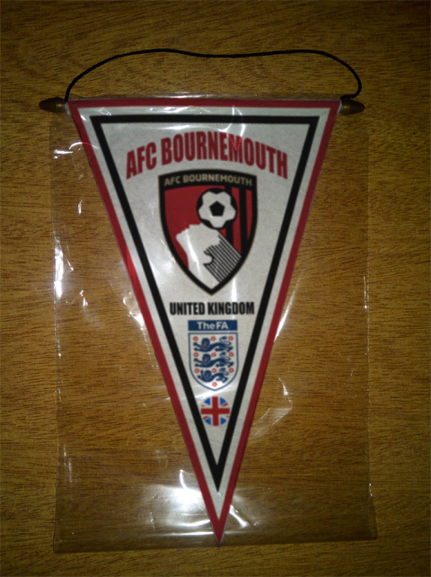 Flâmula Triangular Afc Bournemouth - comprar online