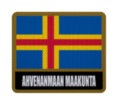 Parche Termoadhesivo 7,5 cm Bandera con Nombre - Países de Europa hasta Lituania