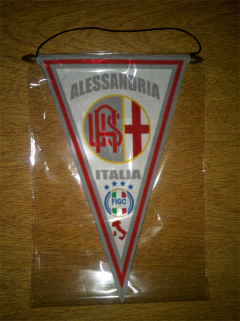 Banderín Triangular Alessandria Calcio Italia 2 modelos - comprar online