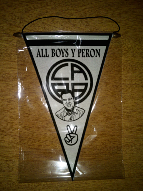 Flâmula Triangular All Boys Y Perón