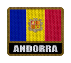 Parche Termoadhesivo 7,5 cm Bandera con Nombre - Países de Europa hasta Lituania - comprar online