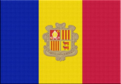 Patch Termocolante 7,5 cm Bandera - Países de Europa - LM MERCHANDISING