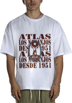 Camiseta Urbana De Algodão Adulto De Atlas 6 Modelos