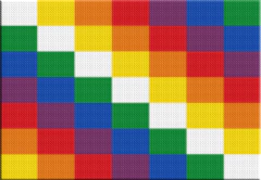 Patch Termocolante 7,5 cm Bandera - Países de América na internet