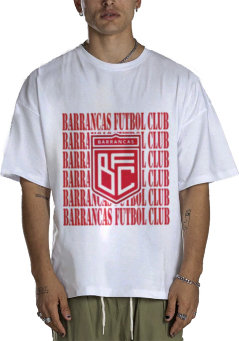 Camiseta Urbana De Algodão Adulto De Barrancas Fc 3 Modelos