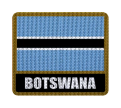 Imagen de Parche Termoadhesivo 7,5 cm Bandera con Nombre - Países de África