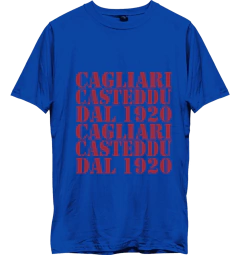 Remera Urbana de Algodon Adulto de Cagliari Calcio en internet