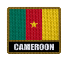 Imagen de Parche Termoadhesivo 7,5 cm Bandera con Nombre - Países de África