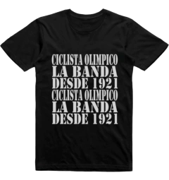 Camiseta Urbana De Algodão Adulto de Ciclista Olimpico La Banda na internet