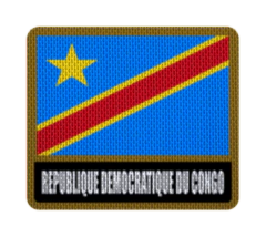 Imagen de Parche Termoadhesivo 7,5 cm Bandera con Nombre - Países de África