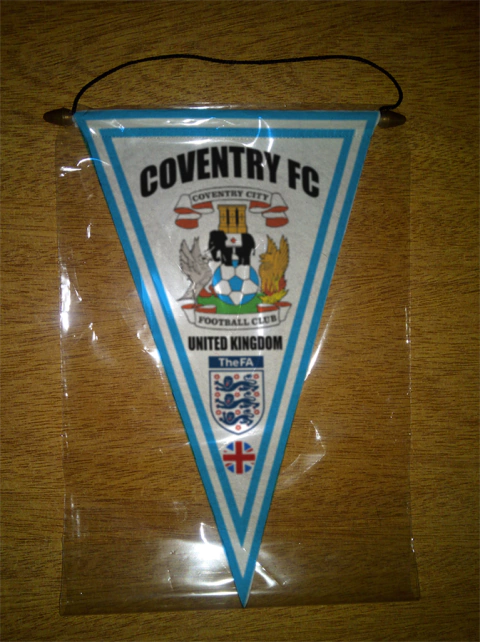 Banderín Triangular Coventry Fc - comprar online