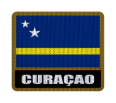 Iron-On Patch 7,5 cm Bandera con Nombre - Countries de América - online store