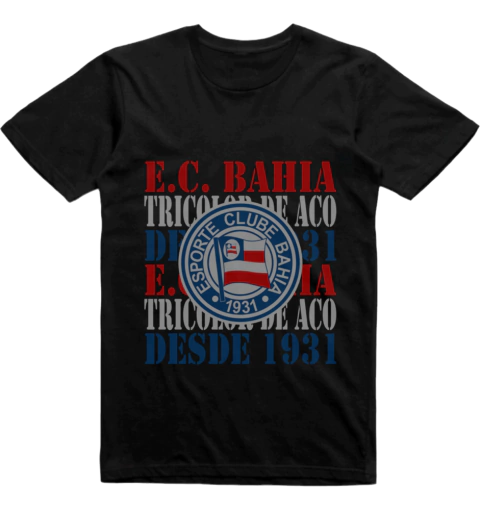 Camiseta Urbana De Algodão Adulto de Ec Bahia - comprar online