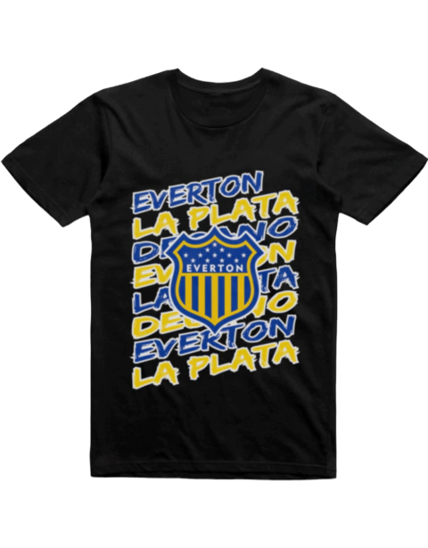 Remera De Algodon Urbana Infantil De Everton De La Plata 1 Modelos