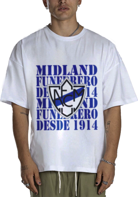 Remera Algodon Urbana De Adulto De Ferrocarril Midland 7 Modelos