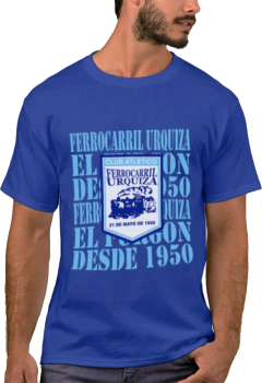 Remera Algodon Urbana De Adulto De Ferrocarril Urquiza 6 Modelos - LM MERCHANDISING