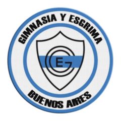 Iron-On Patch 7,5 cm GEBA Gimnasia y Esgrima de Buenos Aires - online store