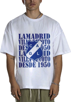 Camiseta Urbana De Algodão Adulto De General Lamadrid 7 Modelos