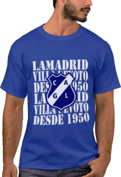 Imagem do Camiseta Urbana De Algodão Adulto De General Lamadrid 7 Modelos