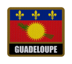 Iron-On Patch 7,5 cm Bandera con Nombre - Countries de América - LM MERCHANDISING