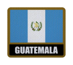 Iron-On Patch 7,5 cm Bandera con Nombre - Countries de América on internet