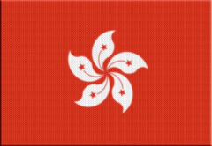 Imagen de Parche Termoadhesivo 7,5 cm Bandera - Países de Asia