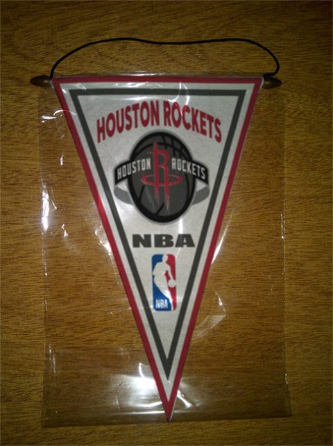 Banderin Triangular NBA Houston Rockets - comprar online