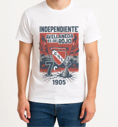 Remera Urbana Diseños Especiales De Independiente 3 Modelos - LM MERCHANDISING