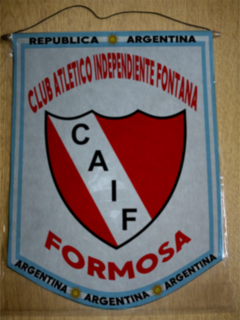 Banderín Mediano Independiente Fontana Formosa - comprar online