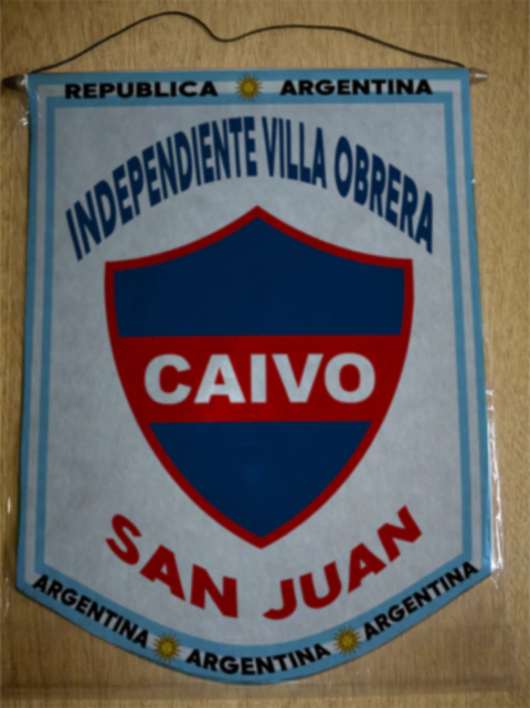 Banderín Grande Independiente Villa Obrera San Juan - comprar online