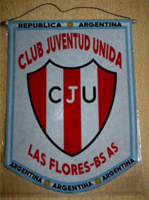 Banderín Grande Juventud Unida De Las Flores - comprar online