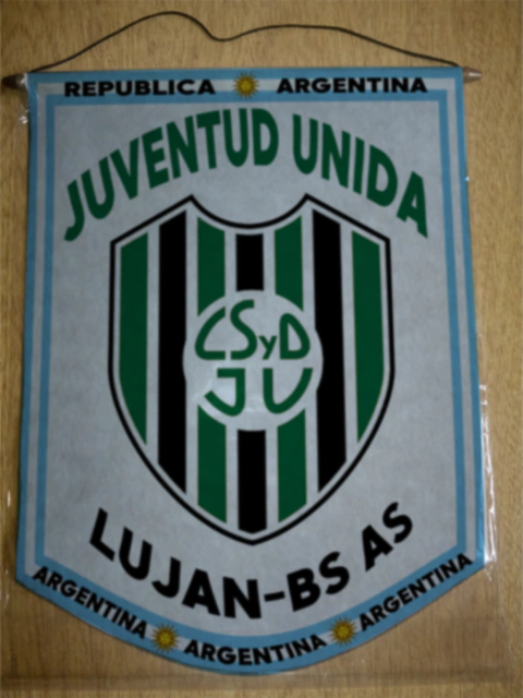 Banderín Mediano Juventud Unida De Lujan - comprar online