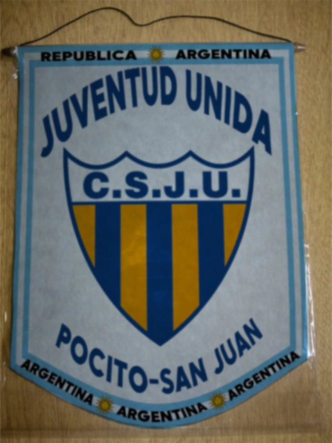 Banderín Grande Juventud Unida Pocito San Juan - comprar online