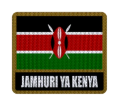 Parche Termoadhesivo 7,5 cm Bandera con Nombre - Países de África - LM MERCHANDISING