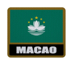 Parche Termoadhesivo 7,5 cm Bandera con Nombre - Países de Asia hasta Myanmar - comprar online