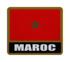 Imagen de Parche Termoadhesivo 7,5 cm Bandera con Nombre - Países de África