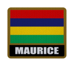 Parche Termoadhesivo 7,5 cm Bandera con Nombre - Países de África - tienda online